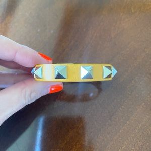 Valentino Orange  🍊 Rock Stud Bracelet